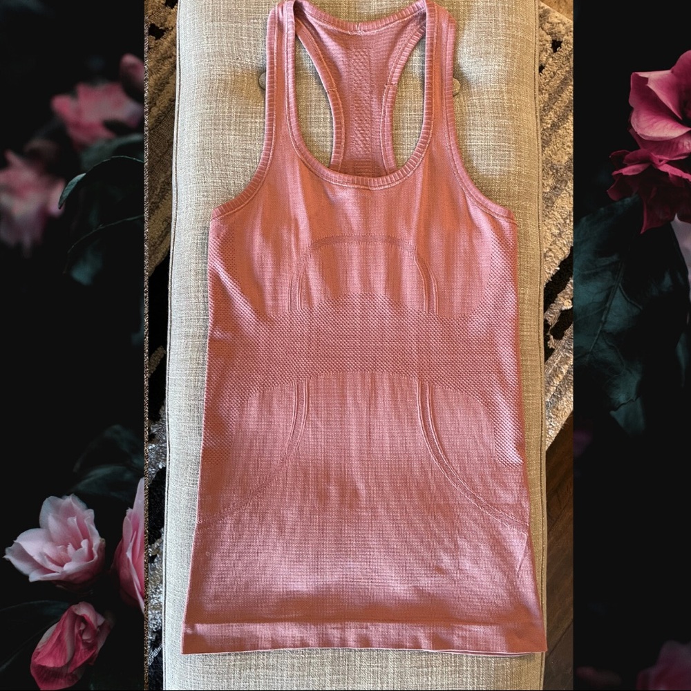 Lululemon Swiftly Racer Tank mauve pink size 4